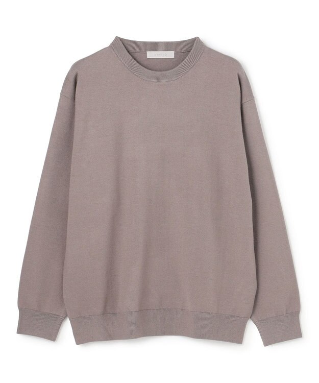 UNFILO MENS 【OCEANS YouTube 掲載/男女兼用】スムースシルキーニット モカ