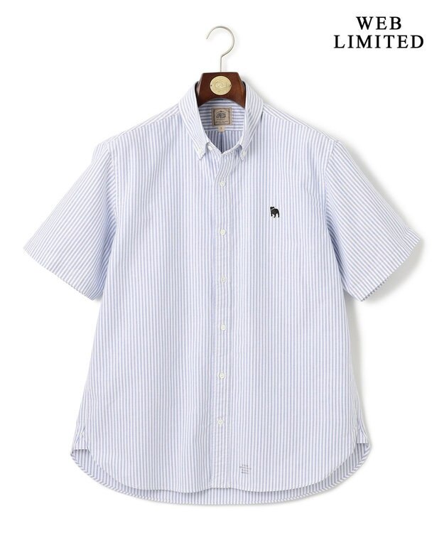 J.PRESS MEN 大人気シリーズに新作登場！【WEB限定】コットンオックスバックブルシャツ / B.D. ブルー系1