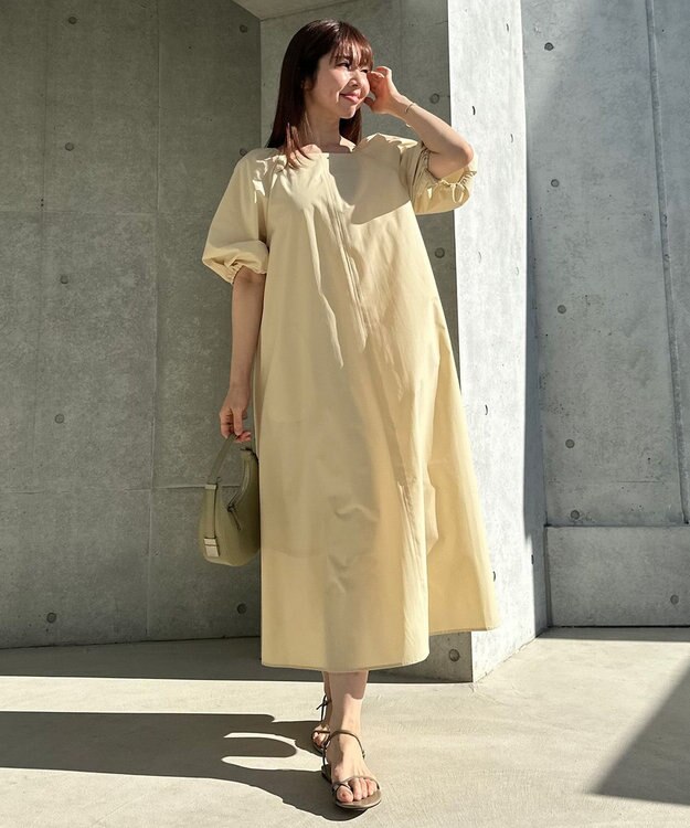 UNFILO FINE MOVE 2WAYワンピース ライトイエロー