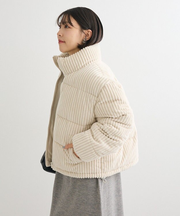 Green Parks ・ｓｗｉｎｇ　ｂｙ　ワイドコールスタンドブルゾン Off White