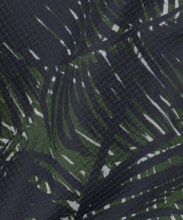 JOSEPH ABBOUD MOUNTAIN 【UNISEX】3Dエンボスリーフ ハーフパンツ オリーブ系6