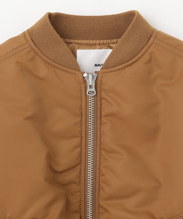 NAVE ボアスリーブ 2WAY MA-1 EC限定色キャメル系