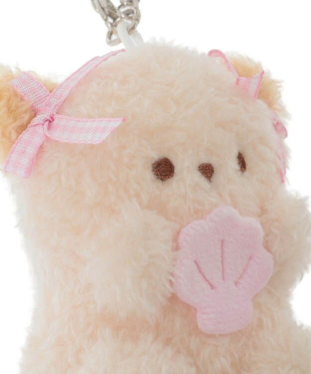 Maison de FLEUR ラッコぬいぐるみチャーム Ivory