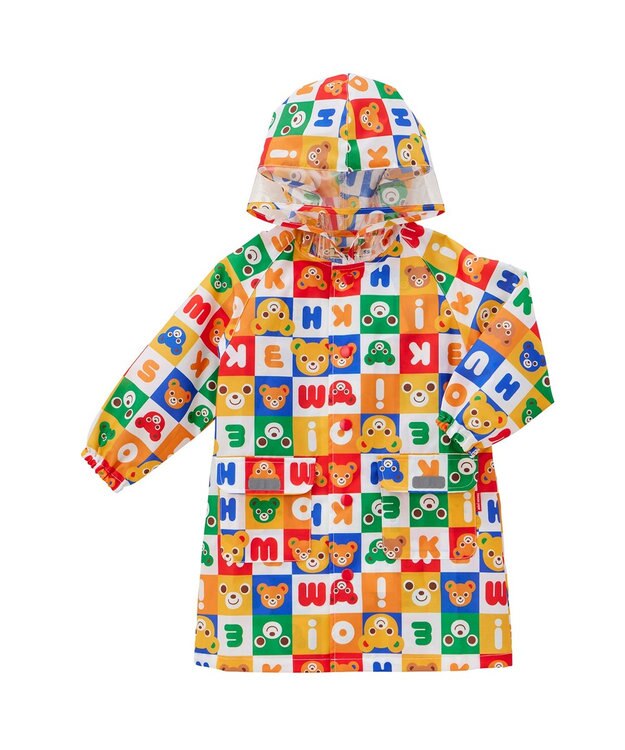 MIKI HOUSE HOT BISCUITS 【ミキハウス】【80-130cm】 レインコート マルチカラー