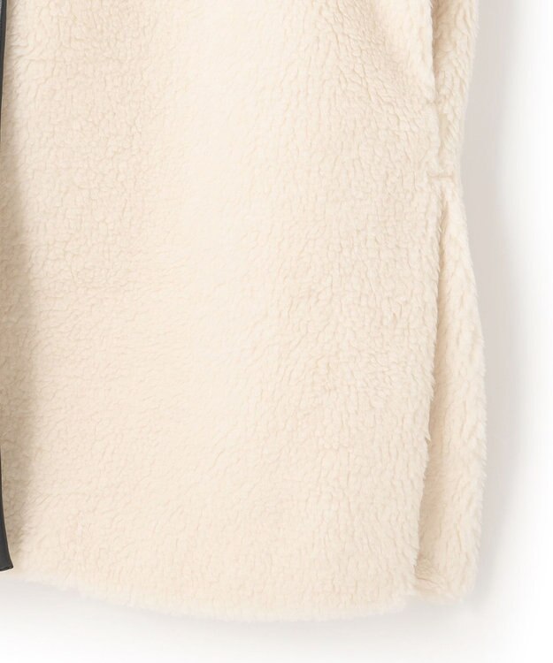 23区 テディボア ロング アウター オフホワイト