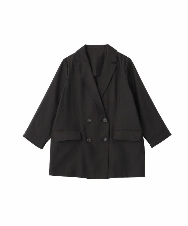 YECCA VECCA シアーテーラードジャケット Black