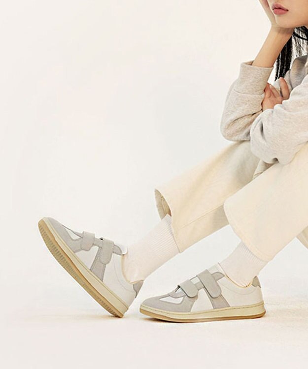 BONTRE 【23.65/イーシプサムチョンユクオ】ダブルベルトスニーカー/AG STRAP オフホワイト