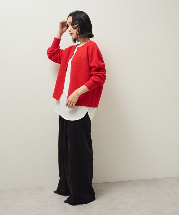 Green Parks 裾ラウンドホワイトインナー Off White