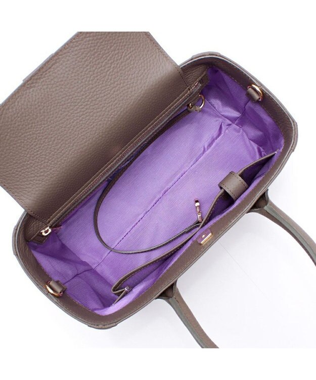 A.D.M.J. 【牛革】ミニトートバッグ　（Dカン付き） ベニケシネズミ