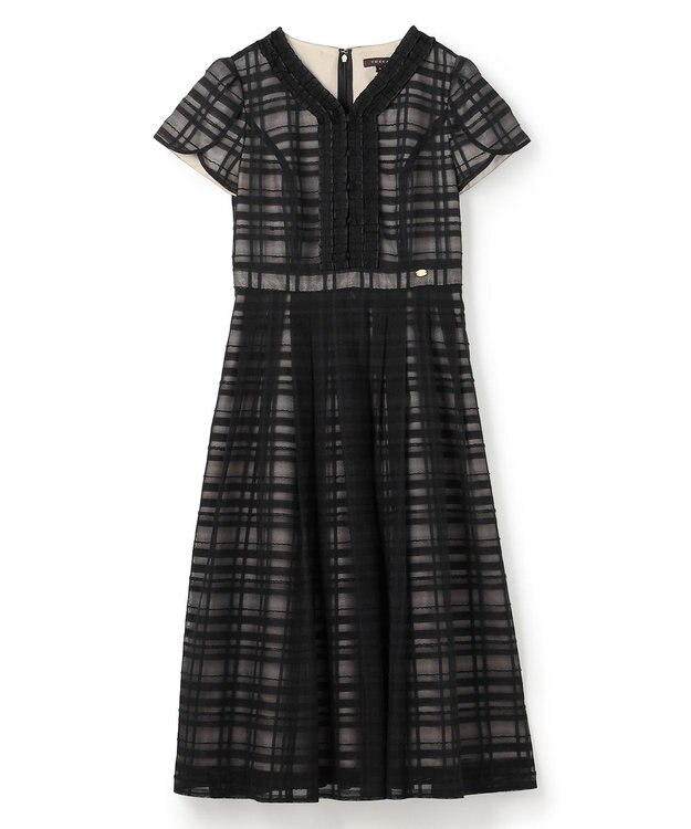 TOCCA 【星風まどかさん着用】FLOATING CHECK ドレス ブラック系5