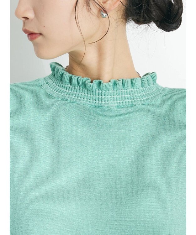 CRAFT STANDARD BOUTIQUE エリシャーリングニットプルオーバー Green