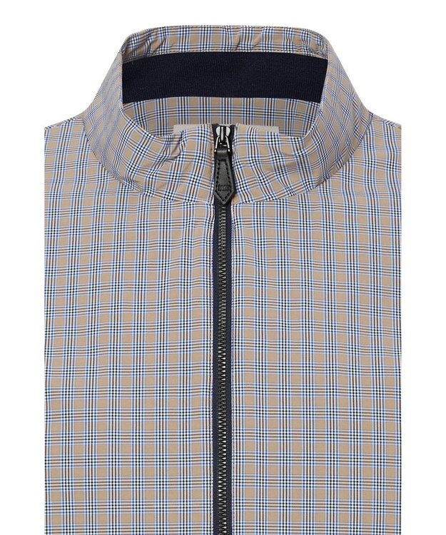 DAKS 【DAKS GOLF】チェックストレッチブルゾン ベージュ