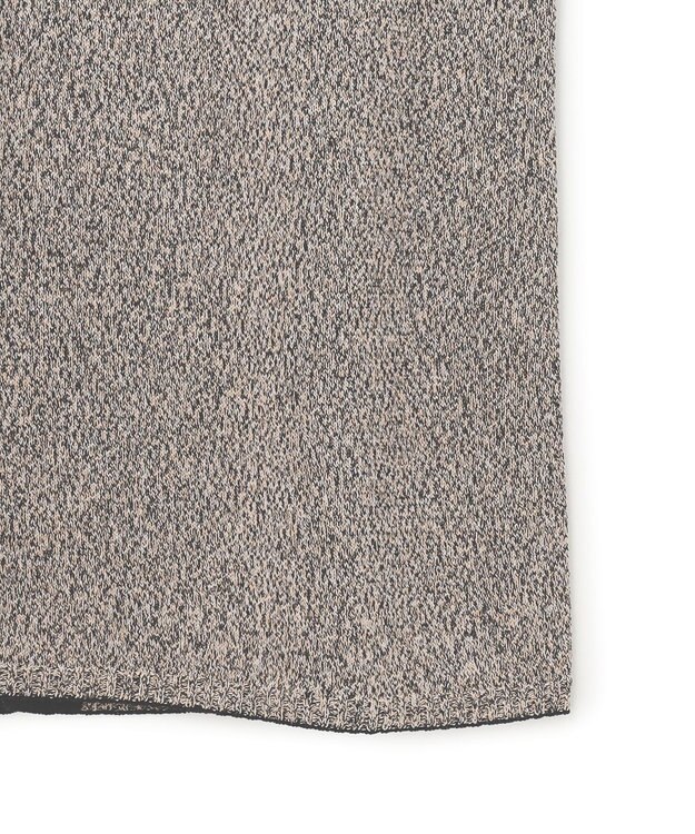 BEIGE， AGATE / Uネック メランジニットドレス Mix