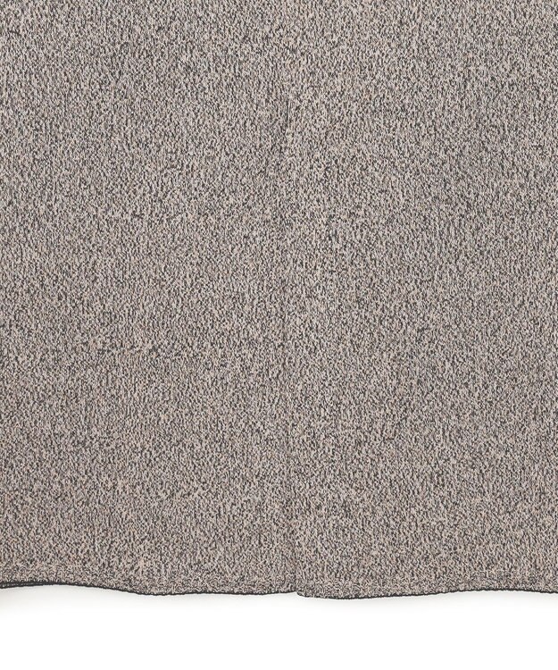 BEIGE， AGATE / Uネック メランジニットドレス Mix