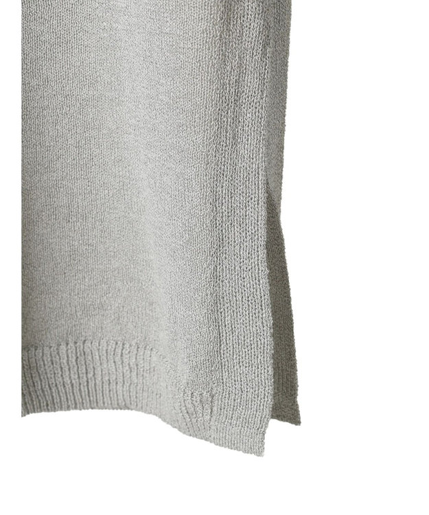 Green Parks 推しニット　ロング丈カーディガン Gray Mixture