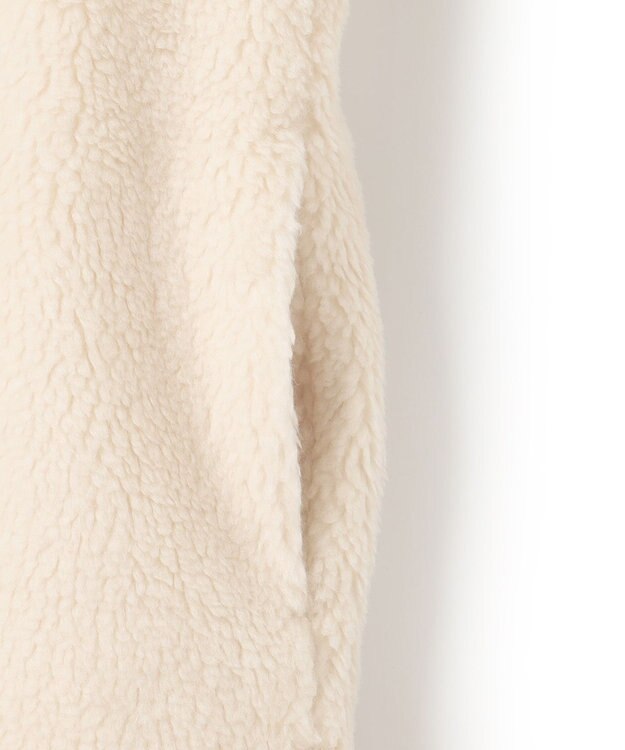 23区 テディボア ロング アウター オフホワイト