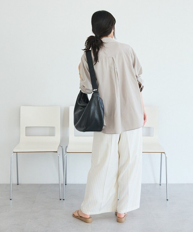 CRAFT STANDARD BOUTIQUE イージースラックス Stripe Ivory
