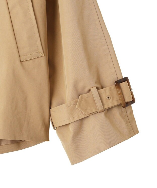 YECCA VECCA レースMIXショートトレンチコート Beige
