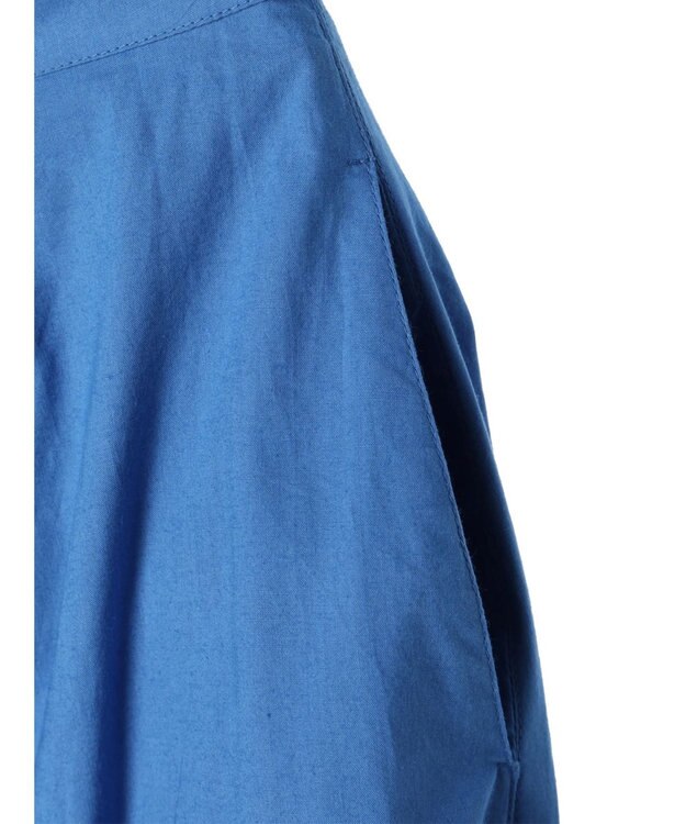 Green Parks インド綿 ボリュームポプリンスカート Blue