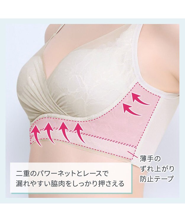 BRADELIS New York 【BRADELIS NewYork peace】　キャッチャーカップソフトエアーブラ26 ライトグレー