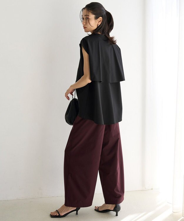 UNFILO ヒートシールドジャージー キーネック レイヤーT ブラック