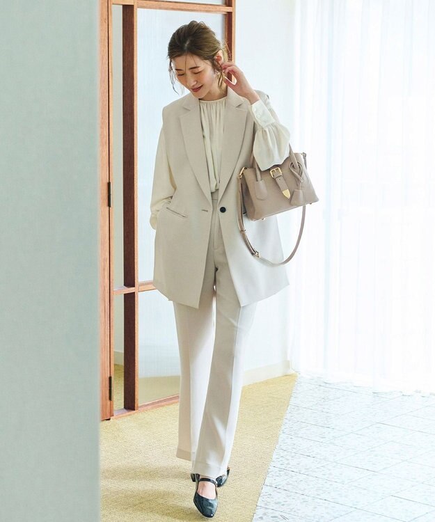 TOPKAPI 【Breath TOPKAPI】RIPPLE リプル バックル ショルダー付き ミニ トートバッグ グレージュ