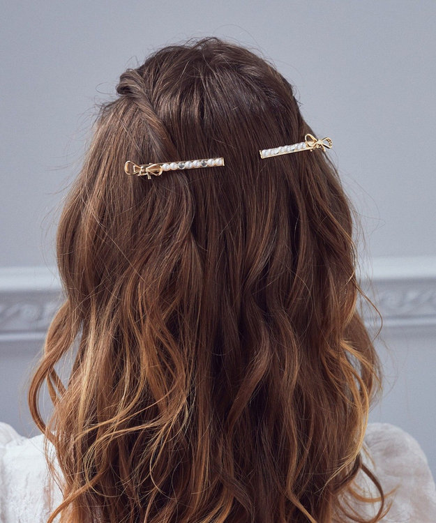 Maison de FLEUR リボンピンセット Gold