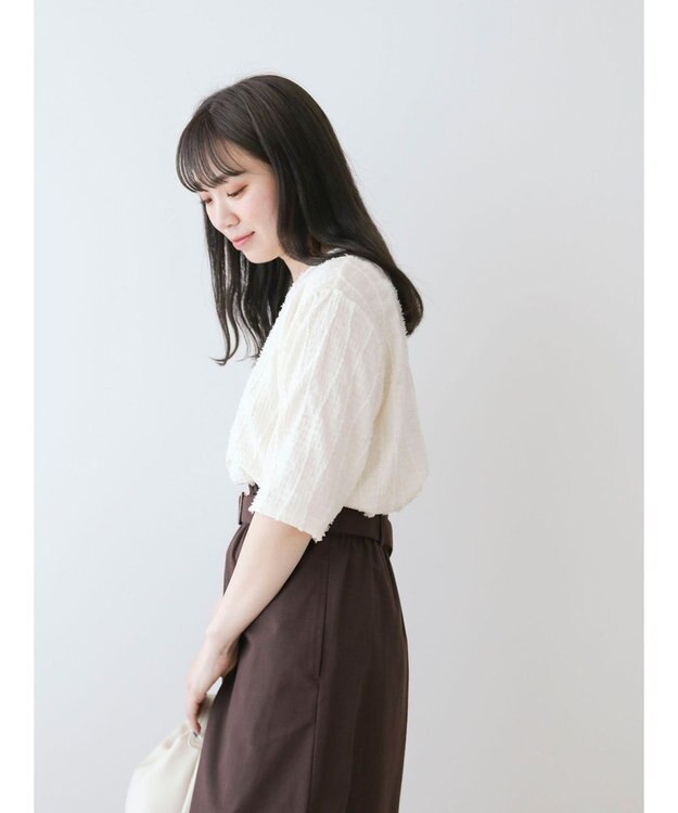 Green Parks ・ＥＬＥＮＣＡＲＥ　ＤＵＥ　ジャカードＴＥＥ Ivory