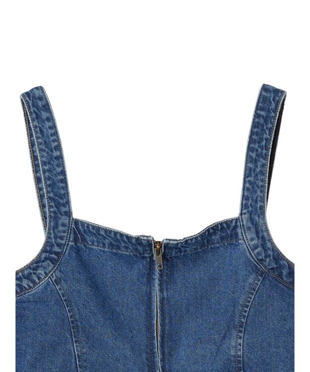 Green Parks デニムビスチェ Light Indigo