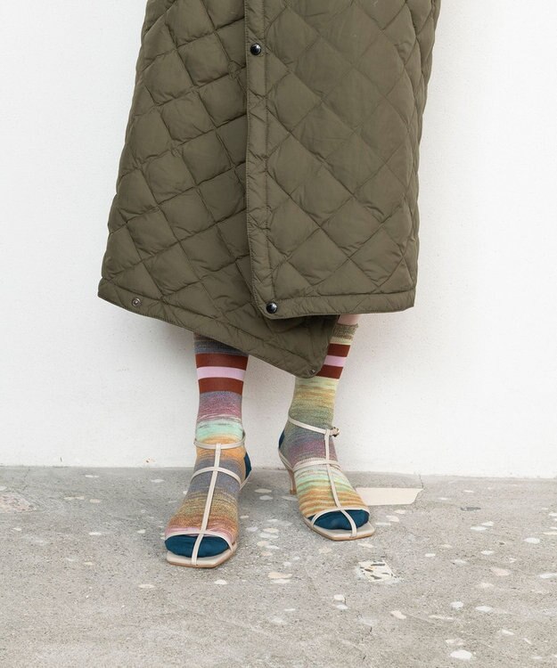 TRICOTE カスリラインソックス 07MIX