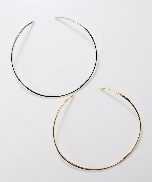 Phoebe ルーセントラインチョーカー　シルバー/ネックレス/ネックカフ/40cm シルバー