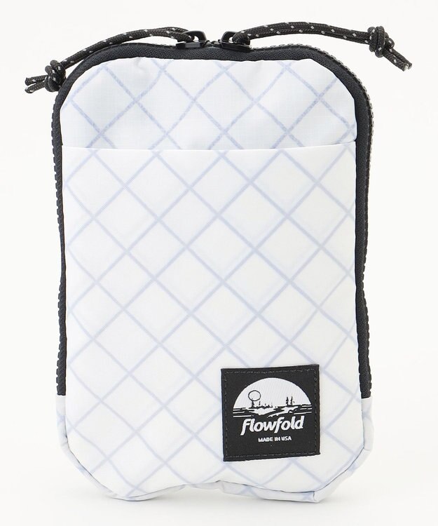 JOSEPH ABBOUD MOUNTAIN 【Flowfold・リサイクル素材】Portland Phone Bag 0.25L クロスボディバッグ ホワイト系