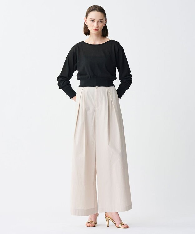 uncrave シアーニット 2WAYカーディガン ブラック