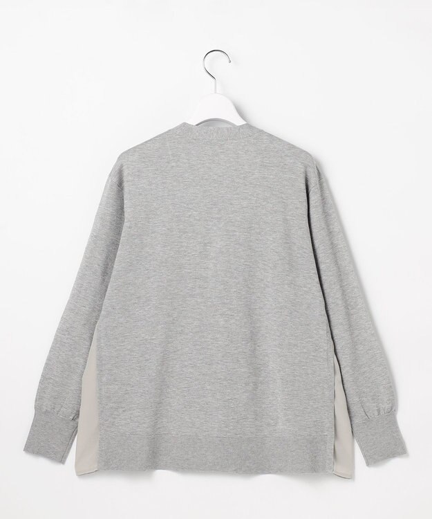 J.PRESS LADIES L Vis/Peスパーク ニット カーディガン トップグレー系