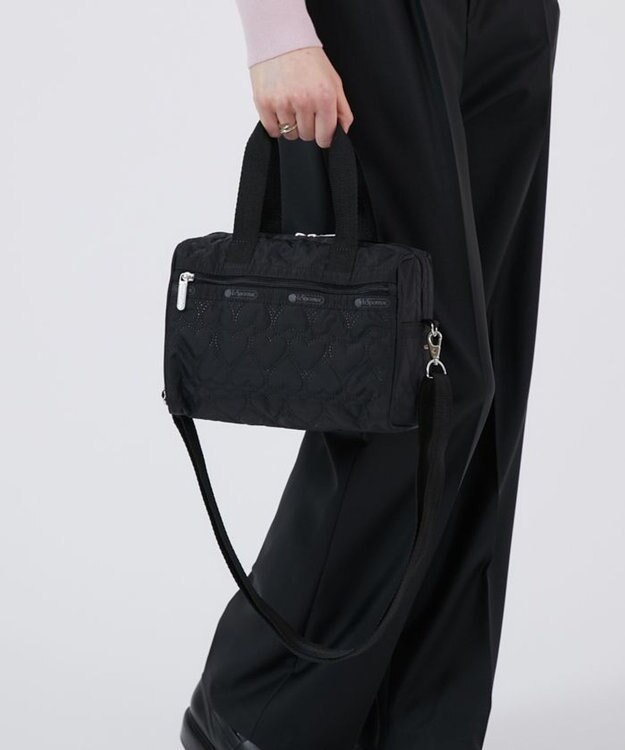 EVERYDAY SM SATCHEL/ブラックハートデボス / LeSportsac