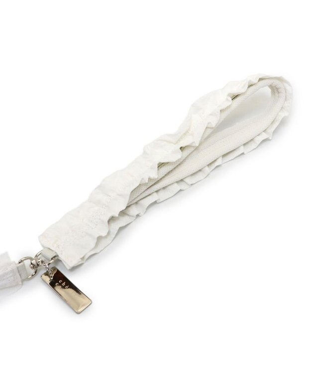 PET PARADISE cherircouture フリフリ リード 《ホワイト》４Ｓ～３Ｓ  小型犬 ホワイト