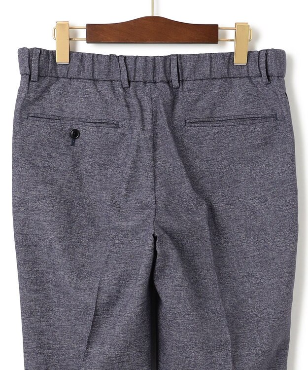 J.PRESS MEN 【ウォッシャブル可】コンフォートストレッチリネン スラックス ブルー系