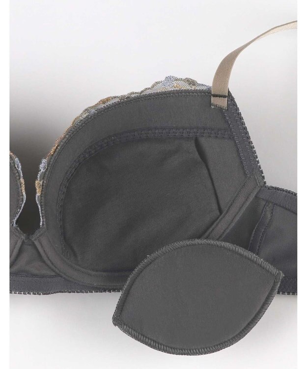 AMPHI ブラジャー ショーツセット 自然なまる胸メイク 【ブラ＆ショーツセット】 上下セット ブラ BCC232 アンフィ／ワコール ダークブラウン