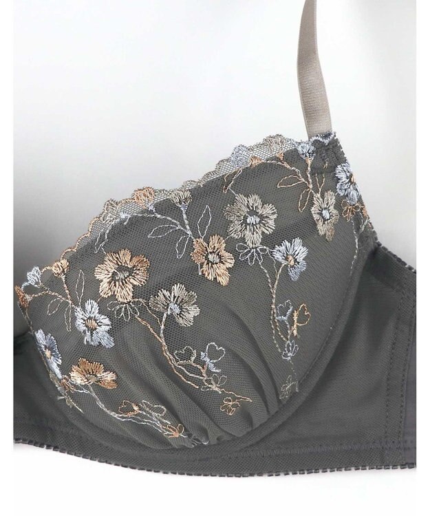 AMPHI ブラジャー ショーツセット 自然なまる胸メイク 【ブラ＆ショーツセット】 上下セット ブラ BCC232 アンフィ／ワコール ダークブラウン