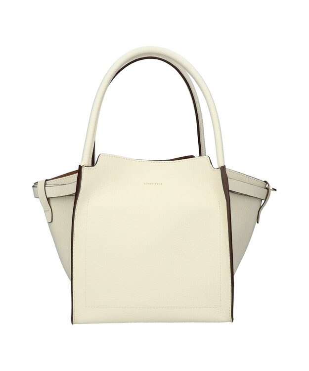 INTER-CHAUSSURES 【LORISTELLA】ソフトカーブ ハンドバッグスモール ホワイト