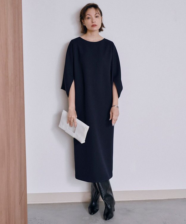 ICB ワイドロングブーツ ブラック系