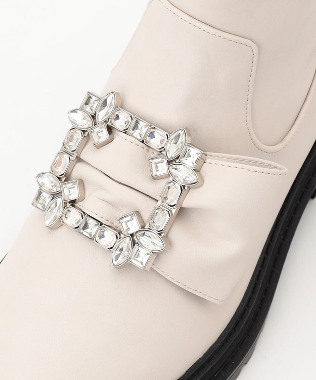 TOCCA 【晴雨兼用】SQUARE BIJOUX RAINBOOTS ブーツ ホワイト系