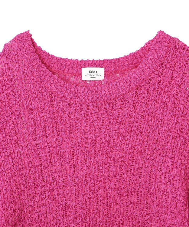 YECCA VECCA ルーズニットプルオーバー Pink