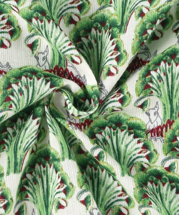 tsumori chisato SLEEP ツモリチサト パジャマ 長袖 長ズボン 夏 レディース UDT164 /ワコール グリーン