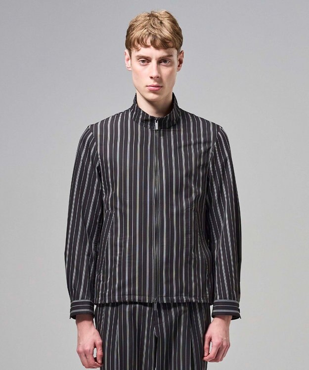 JOSEPH HOMME 【新素材】ドットエアーリバーシブル ブルゾン ブラック系1