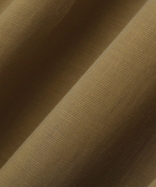 YECCA VECCA リブMIXシアーオーバーシャツ Dark Beige