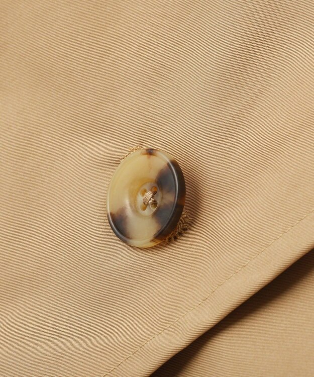 YECCA VECCA レースMIXショートトレンチコート Beige