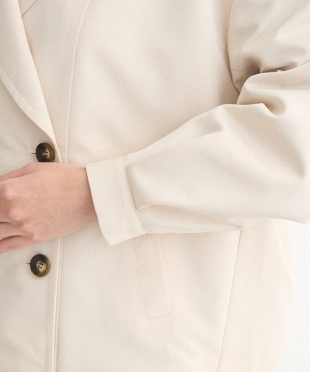 Green Parks 撥水加工　ショート丈トレンチコート Light Beige