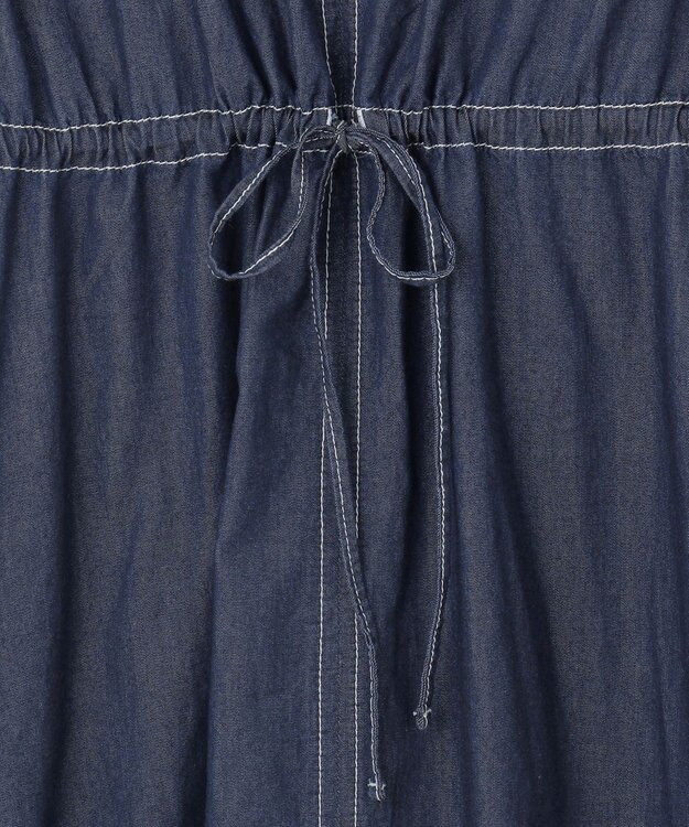 J.PRESS YORK STREET 【WOMEN】ライトダンガリー デニムワンピース ネイビー系