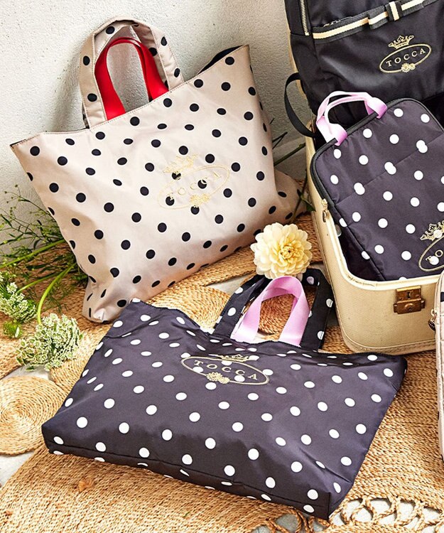 TOCCA BAMBINI 【WEB限定】LOGO LESSON BAG レッスンバッグ ベージュ系